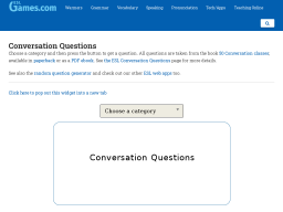 Cover: Conversation Questions