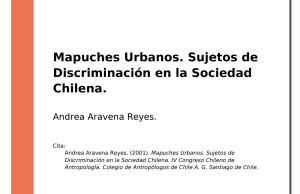 Cover: Mapuches Urbanos | Sujetos de Discriminación