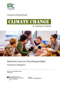 Cover: Serious Game Klimagerechtigkeit
