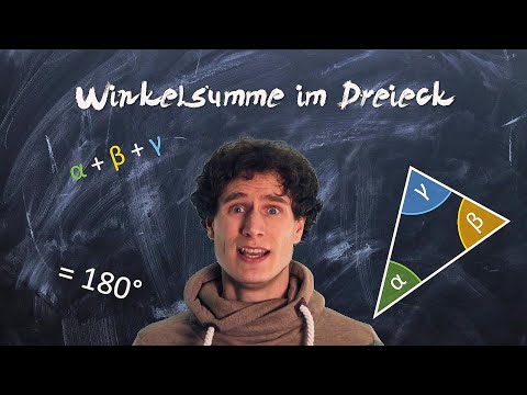 Cover: Winkelsumme im Dreieck - einfach erklärt - YouTube