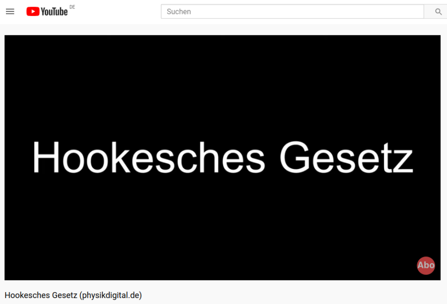 Cover: Hookesches Gesetz (physikdigital.de) - YouTube