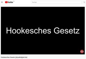Cover: Hookesches Gesetz (physikdigital.de) - YouTube