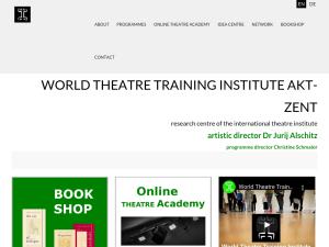 Cover: The World Theatre Training Institute AKT-ZENT