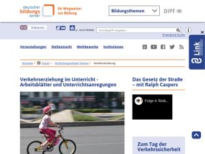 Cover: Verkehrserziehung im Unterricht - Deutscher Bildungsserver
