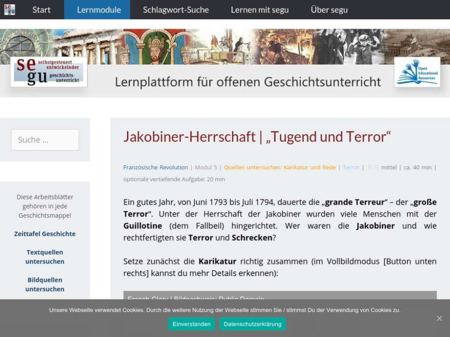 Cover: Jakobiner-Herrschaft | „Tugend und Terror