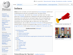 Cover: Indiaca - wikipedia.org