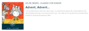 Cover: Advent, Advent...