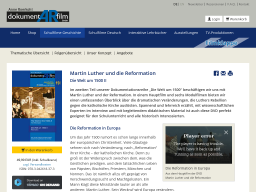 Cover: Martin Luther und die Reformation - dokumentARfilm GmbH 