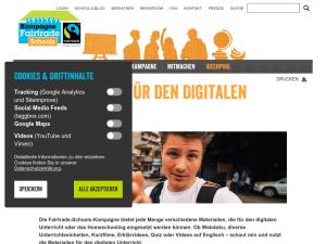 Cover: Fairtrade-Schools -Materialien für den digitalen Unterricht 