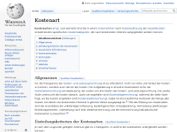 Cover: Kostenart - wikipedia.org