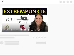 Cover: EXTREMPUNKTE gebrochen rationale Funktionen – Extremstellen berechnen Bruch - YouTube