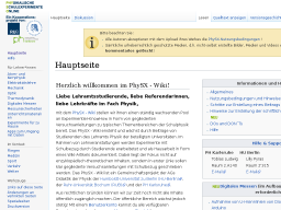 Cover: PhySX - Physikalische Schulexperimente Wiki