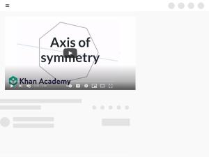 Cover: Axis of symmetry | Transformations | Geometry | Khan Academy - YouTube