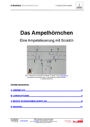 Cover: Ampelhörnchen mit SCRATCH von iMINT