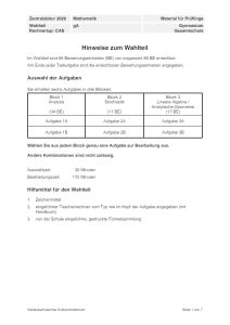 Cover: Abitur 2020 Mathematik gA CAS Wahlteil Gymnasium/Gesamtschule Lernende Niedersachsen
