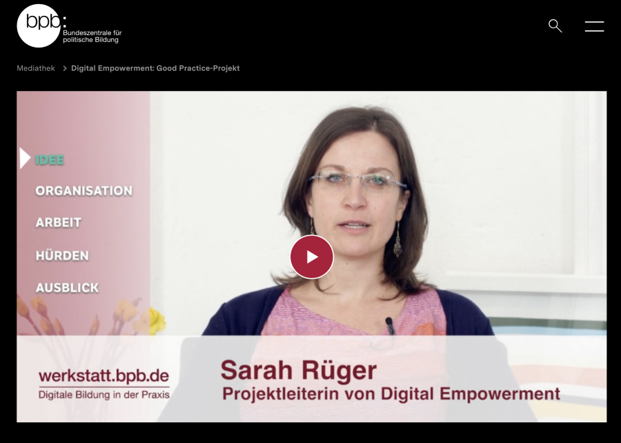 Cover: Digital Empowerment: Good Practice-Projekt