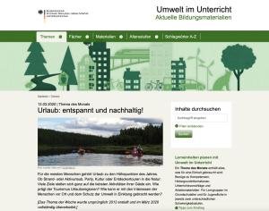 Cover: Urlaub: entspannt und nachhaltig! | umwelt-im-unterricht.de
