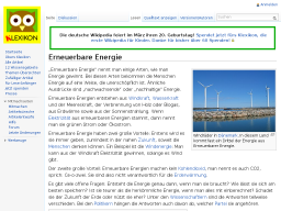 Cover: Erneuerbare Energie – Klexikon