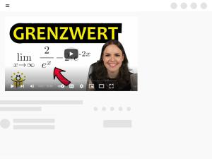 Cover: GRENZWERT e Funktion berechnen – Grenzwerte von Funktionen bestimmen, Limes - YouTube