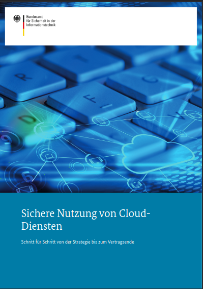 Cover: BSI Broschüre- Sichere Nutzung von Cloud Diensten