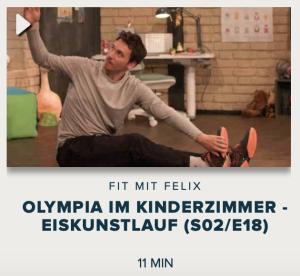 Cover: Fit mit Felix : Olympia im Kinderzimmer - Eiskunstlauf (S02/E18)