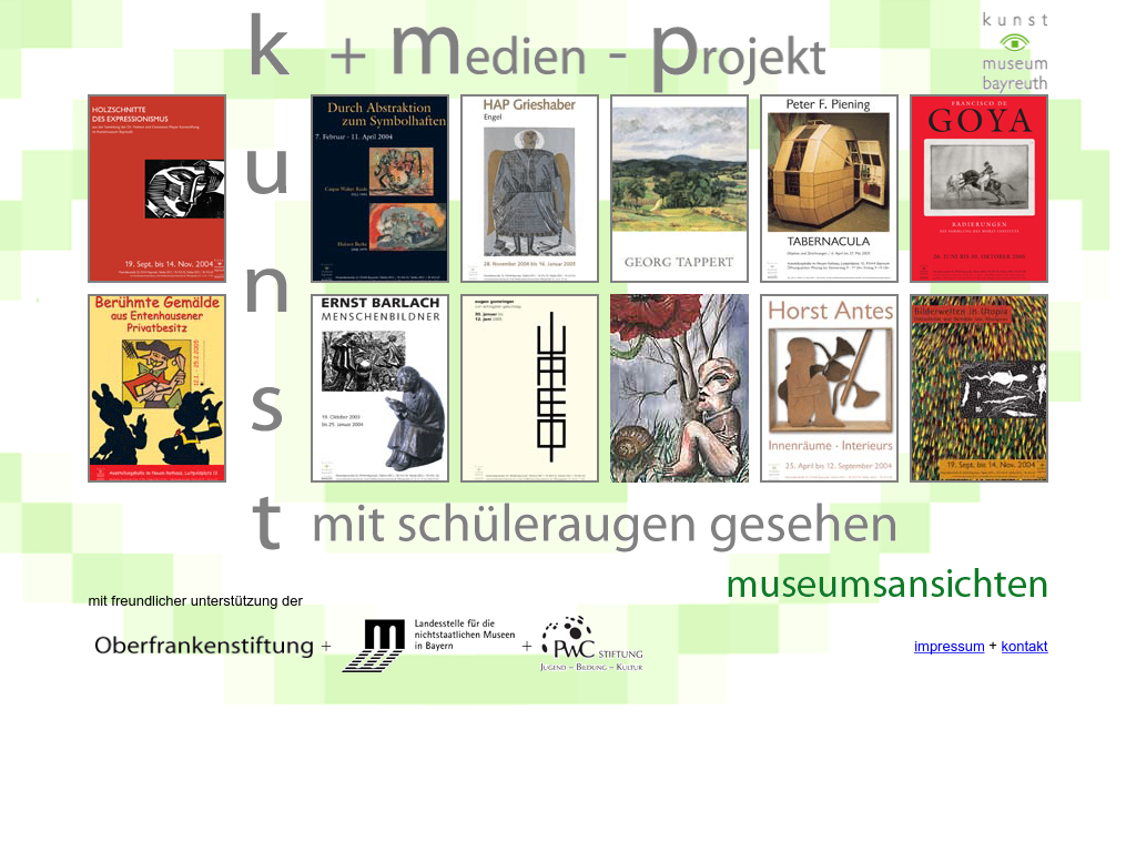 Cover: Kunst + Medien-Projekt | Bayreuth | Kunstmuseum Bayreuth