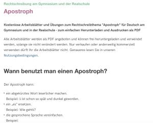 Cover: Apostroph - Übungskönig