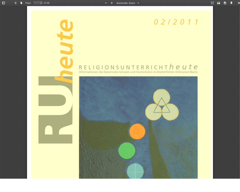 Cover: 2011/2 RU heute: Der dreieine Gott