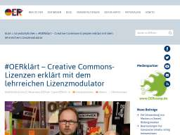 Cover: Creative Commons-Lizenzen erklärt mit dem lehrreichen Lizenzmodulator - #OERklärt