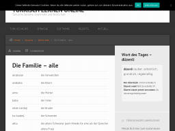 Cover: Die Familie – aile | Türkisch lernen online
