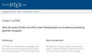 Cover: Lerne LaTeX kostenlos online in anfängerfreundlichen Lektionen | learnlatex.org