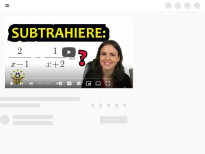 Cover: BRUCHTERME addieren und subtrahieren – Brüche mit VARIABLEN erweitern - YouTube