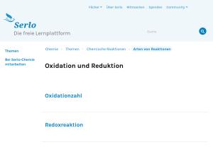 Cover: Oxidation und Reduktion
