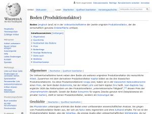 Cover: Boden (Produktionsfaktor) - wikipedia.org