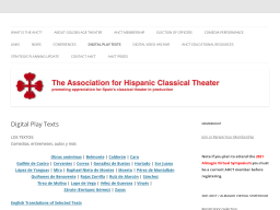 Cover: Digital Play Texts | Hispanic Classical Theater