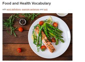 Cover: Food and Health Vocabulary | EnglishClub