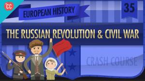 Cover: Russian Revolution and Civil War: Crash Course European History #35