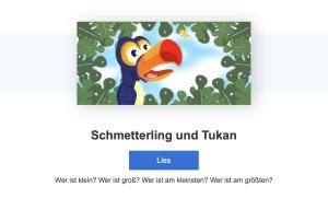 Cover: Schmetterling und Tukan - Global Digital Library | ZUM-Apps
