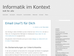 Cover: Email (nur?) für Dich – Informatik im Kontext
