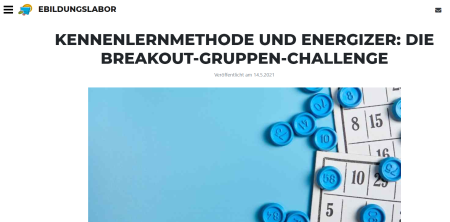 Cover: Breakout-Gruppen-Challenge