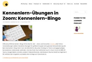 Cover: Kennenlern-Bingo