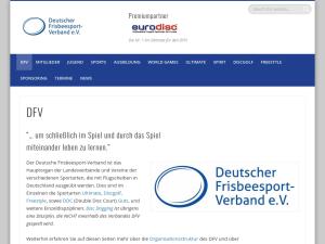 Cover: DFV – Deutscher Frisbeesport-Verband