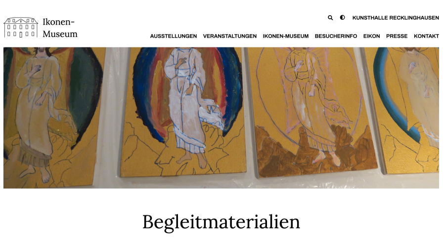 Cover: Ikonen Museum | Begleitmaterialien