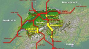 Cover: Gotthard-Basistunnel (NEAT) im europäischen Schienenverbund
