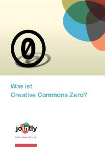 Cover: Was ist Creative Commons Zero?