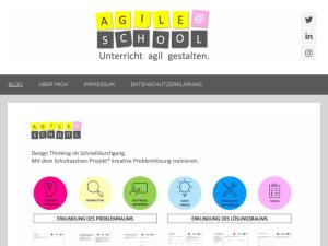 Cover: Agile Schule Scrum Kanban Design Thinking 