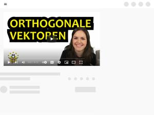 Cover: ORTHOGONALE Vektoren bestimmen – Senkrechter Vektor im Raum, Skalarprodukt, Kreuzprodukt - YouTube