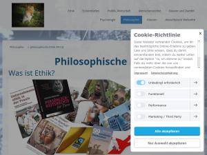 Cover: Philosophische Ethik. Einstieg 