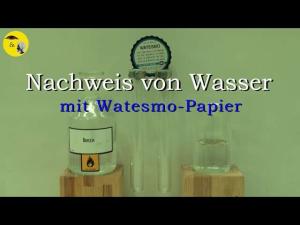 Cover: Wassernachweis mit Watesmo-Papier: Positiv oder negativ?