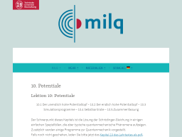Cover: Potentiale - milq